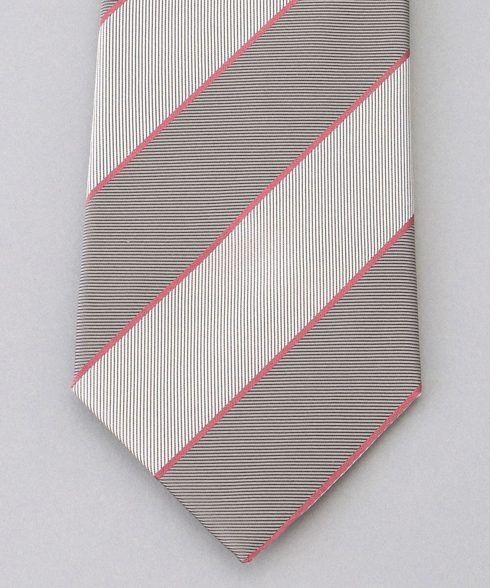 GOTAIRIKU  GOTAIRIKU別注【日本製】シルク ネクタイ_レジメンタル柄 