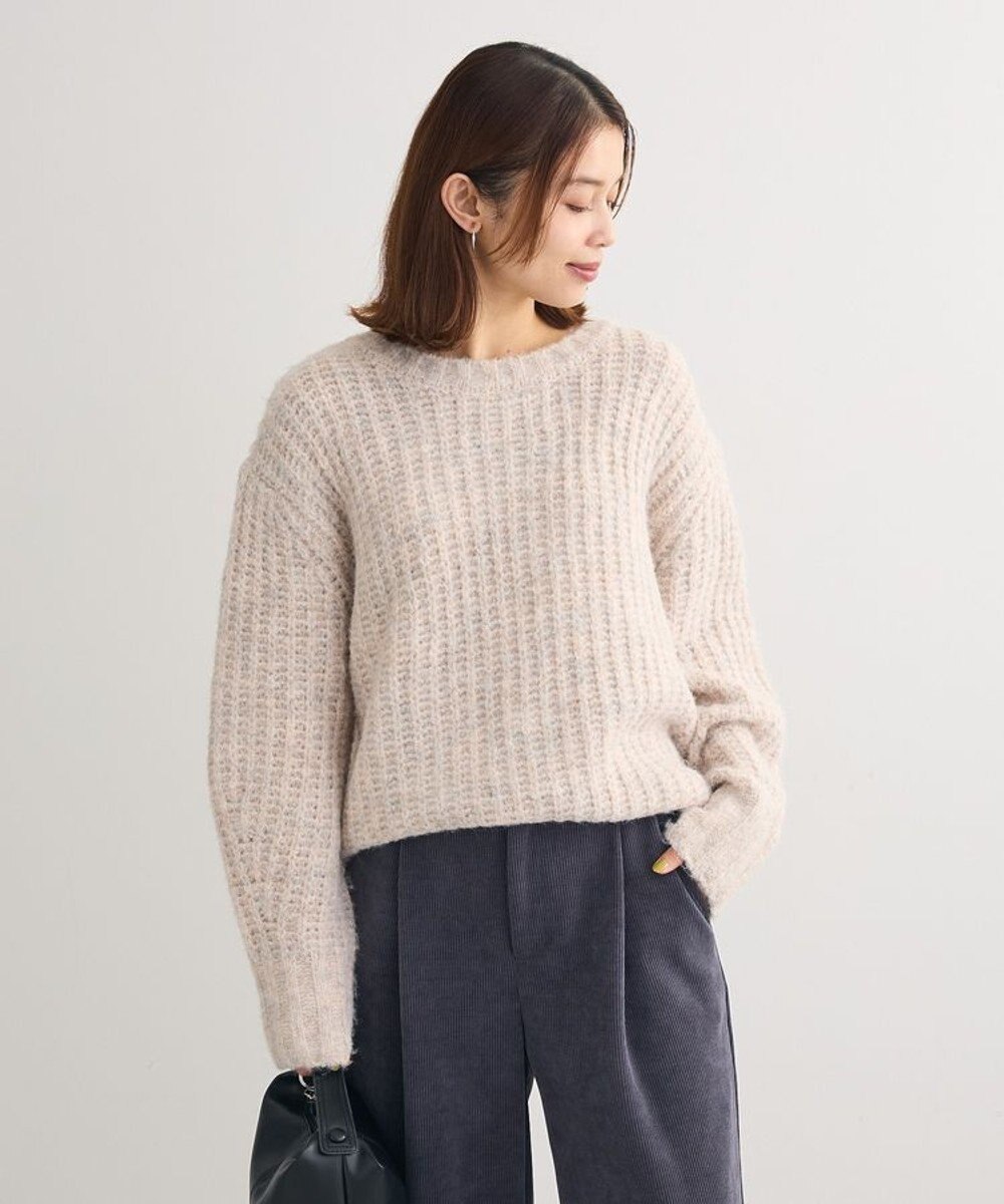Green Parks ざっくりローゲージニットプルオーバー 