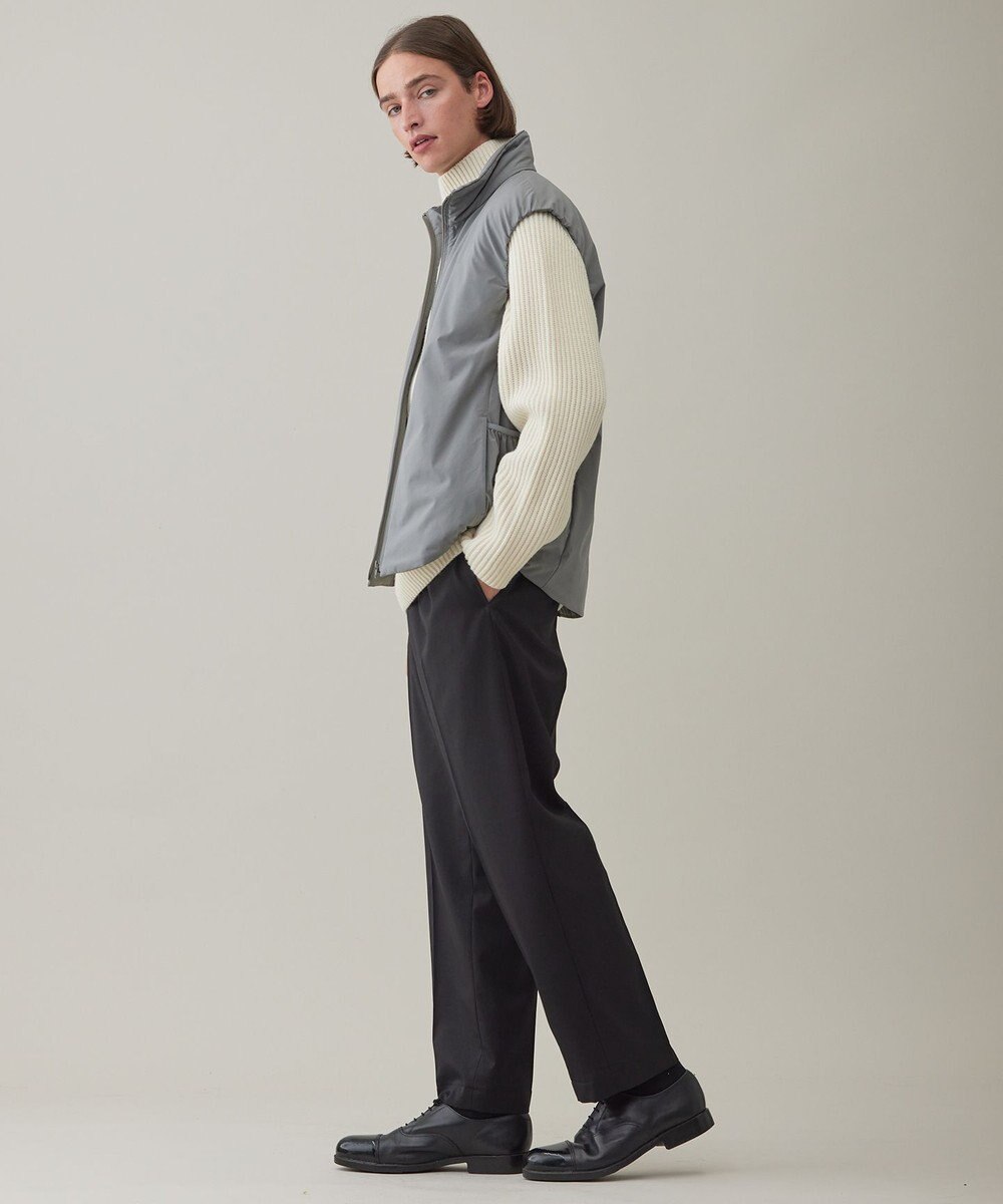 UNFILO MENS ウールライク ワイドパンツ 