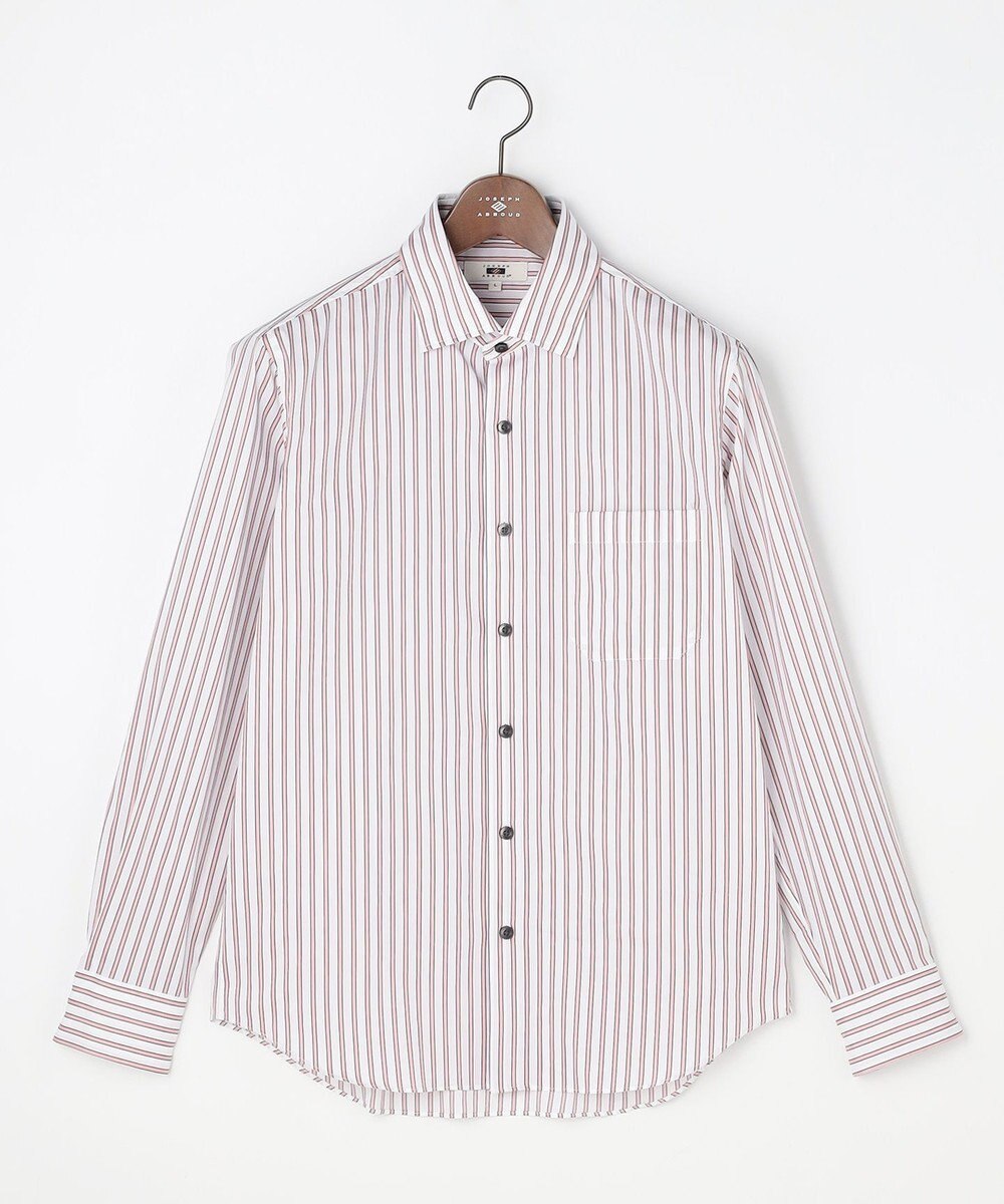 JOSEPH ABBOUD 【キングサイズ・ストレッチ・イージーケア・JAPANファブリック】ストライプストレッチ シャツ 