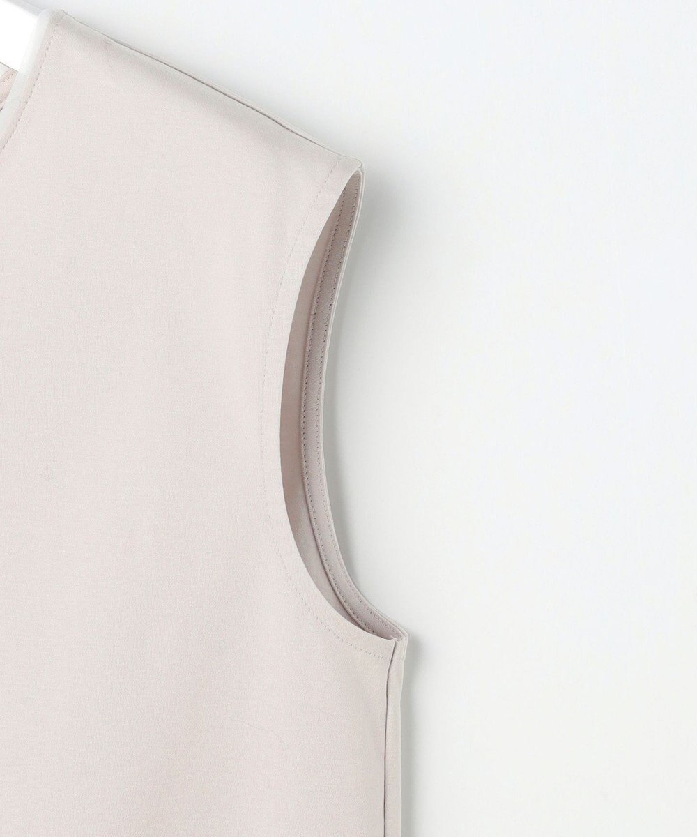 J.PRESS LADIES S スムースジャージー ノースリーブ カットソー 