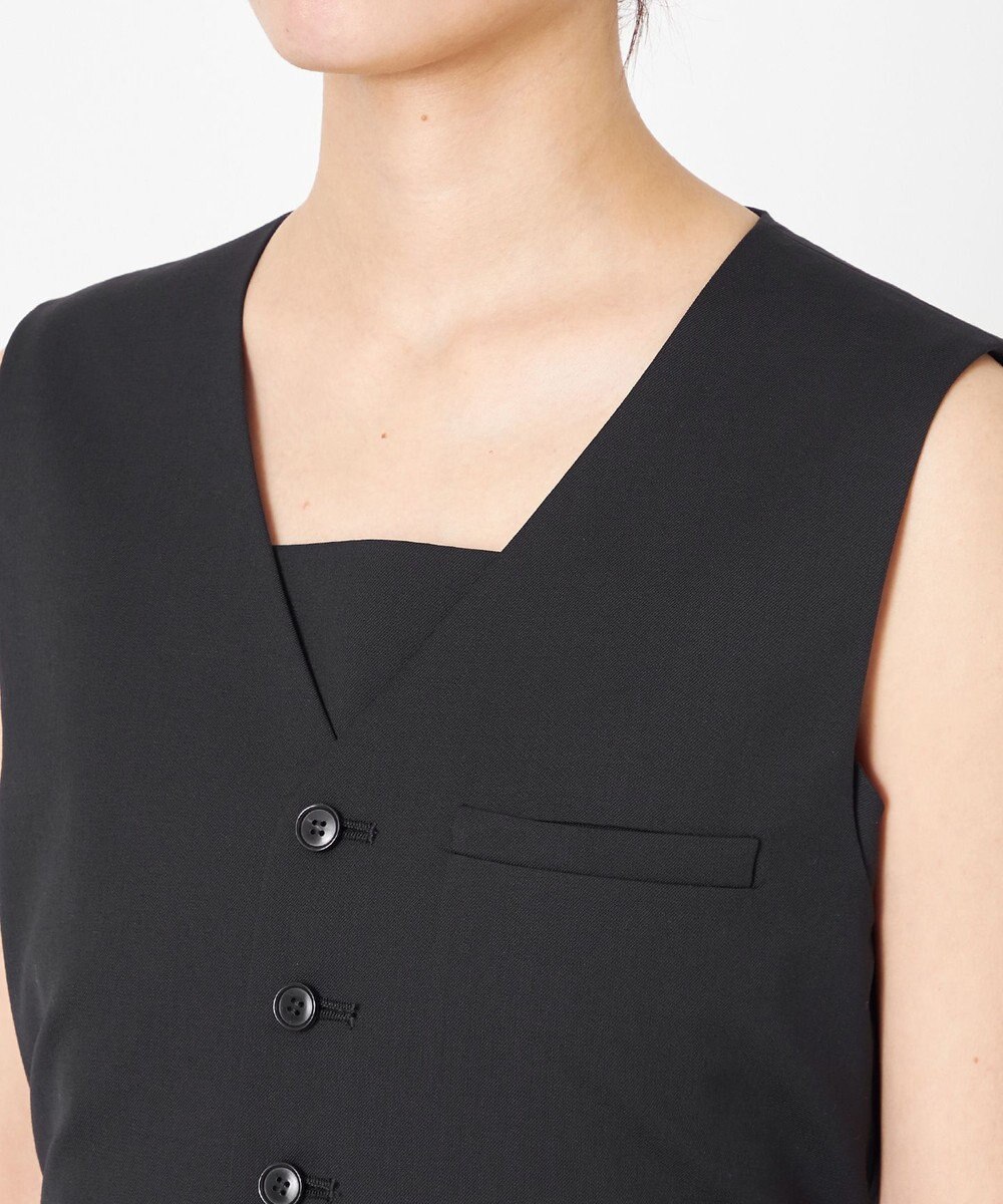 NAVE 【Nave・セットアップ可】ウールポリエステルツイルベスト 