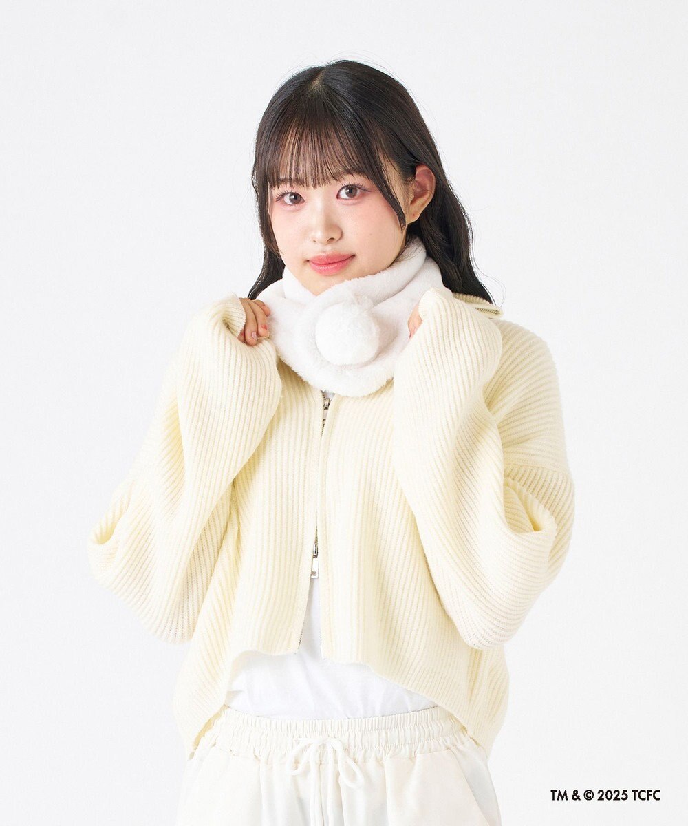 MOONBAT Care Bears(ケアベア) フェイクファーマフラー 手洗い可能 