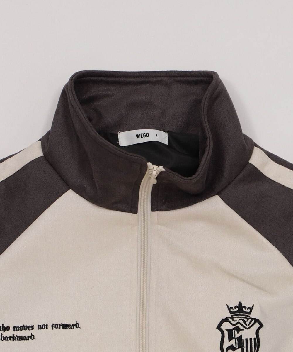 WEGO 【ユニセックス着用ITEM】フェイクスウェードトラックジャケット 