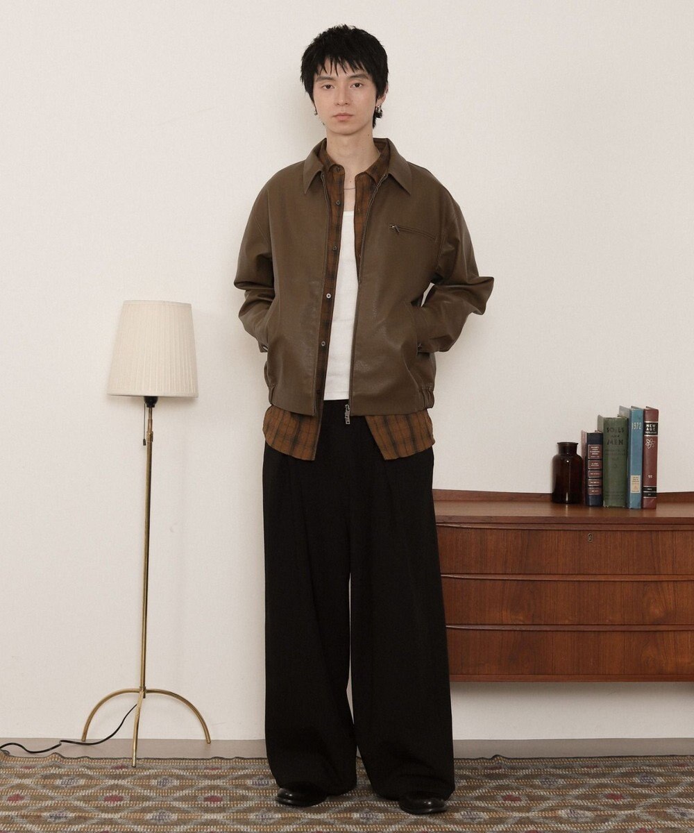 WEGO PUダブルZIPブルゾン 