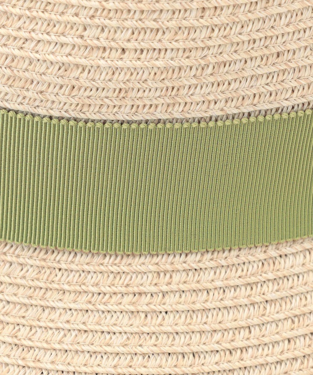 #Newans 【UVカット/洗える】〈花乃まりあさんコラボ〉リボン2本つきサマーハット 