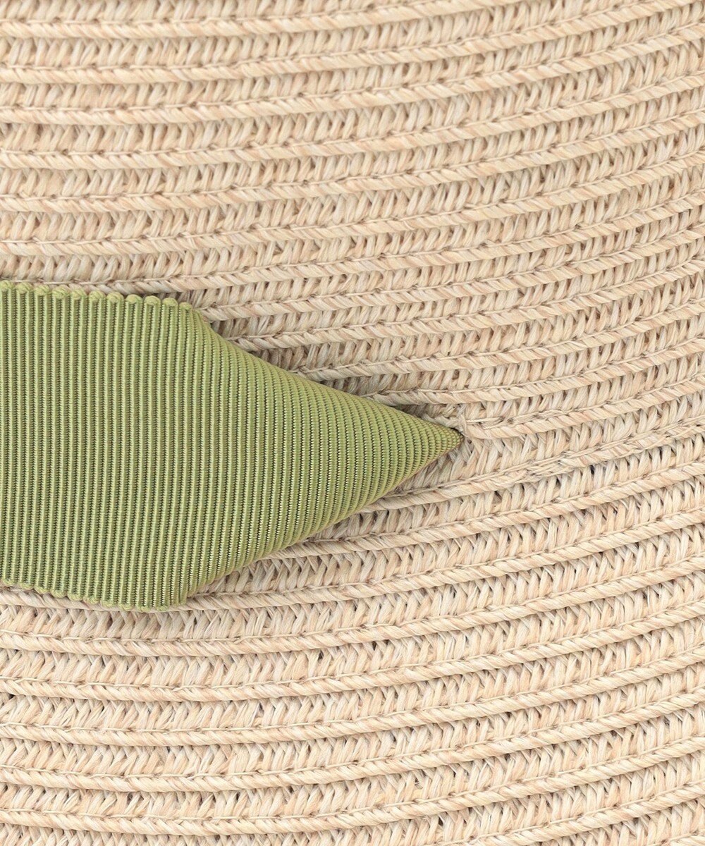 #Newans 【UVカット/洗える】〈花乃まりあさんコラボ〉リボン2本つきサマーハット 