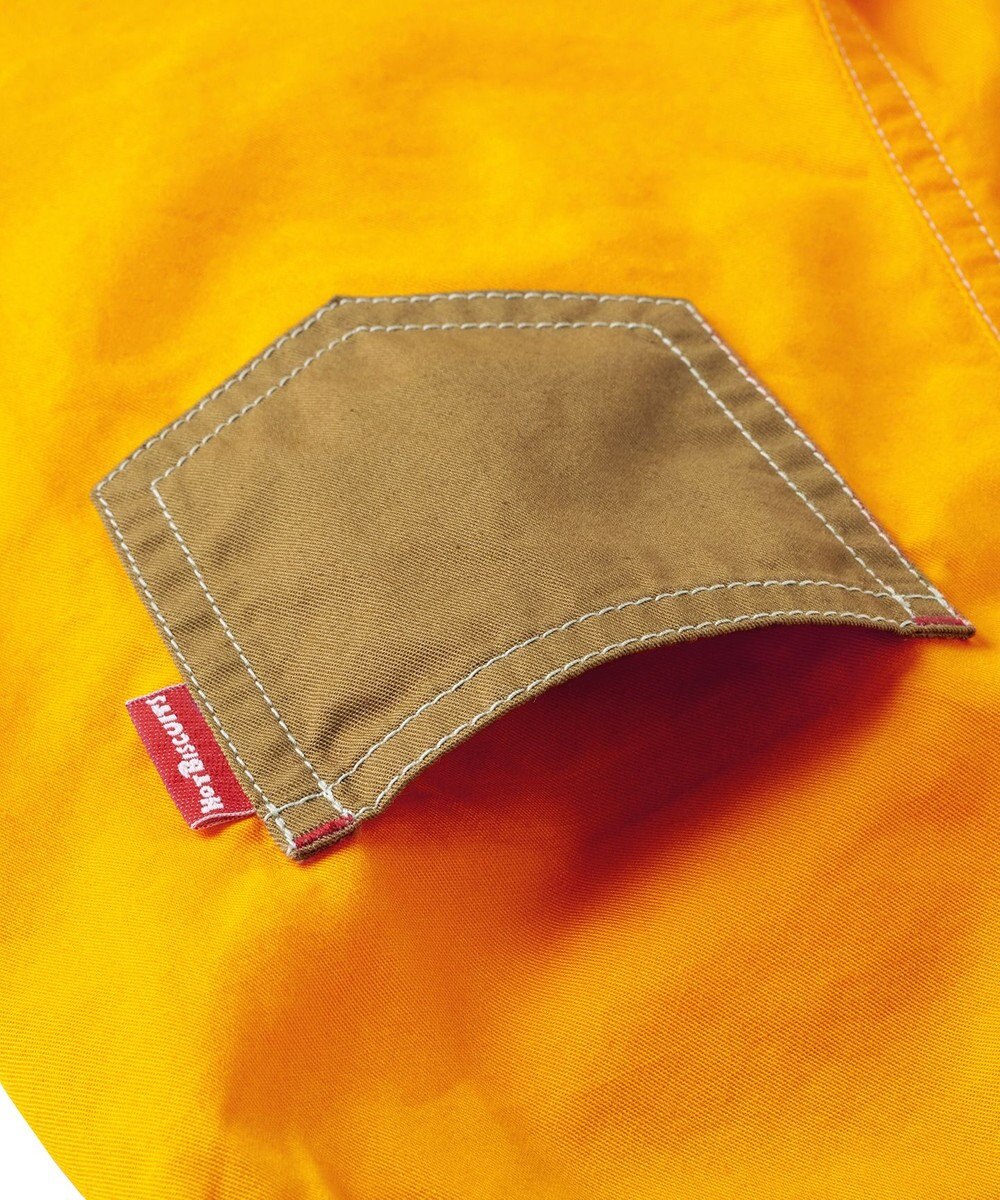 MIKI HOUSE HOT BISCUITS 【70-110cm】 レトロ ロゴ刺繍 オーバーオール 