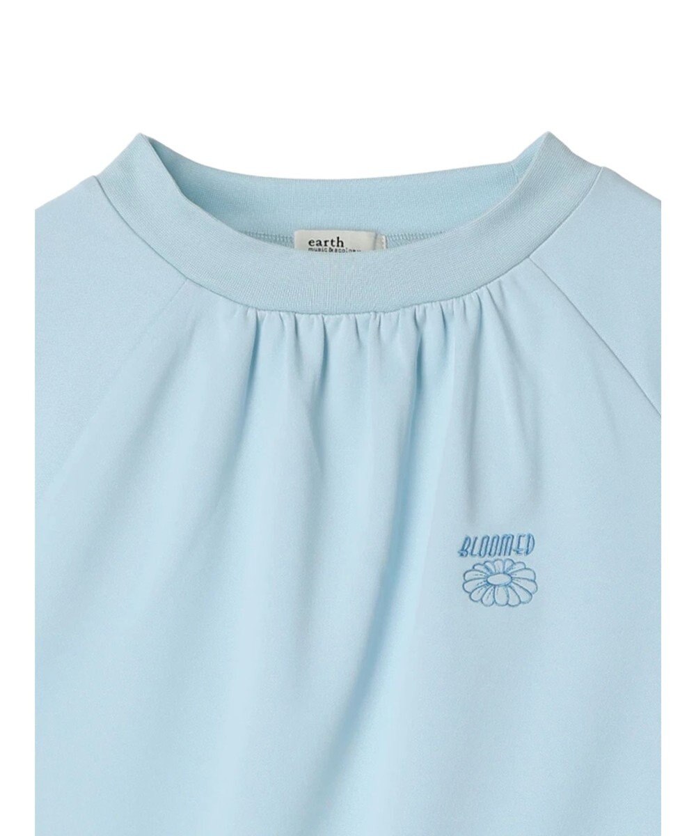 earth music&ecology スポーティー刺繍ロゴＴ 