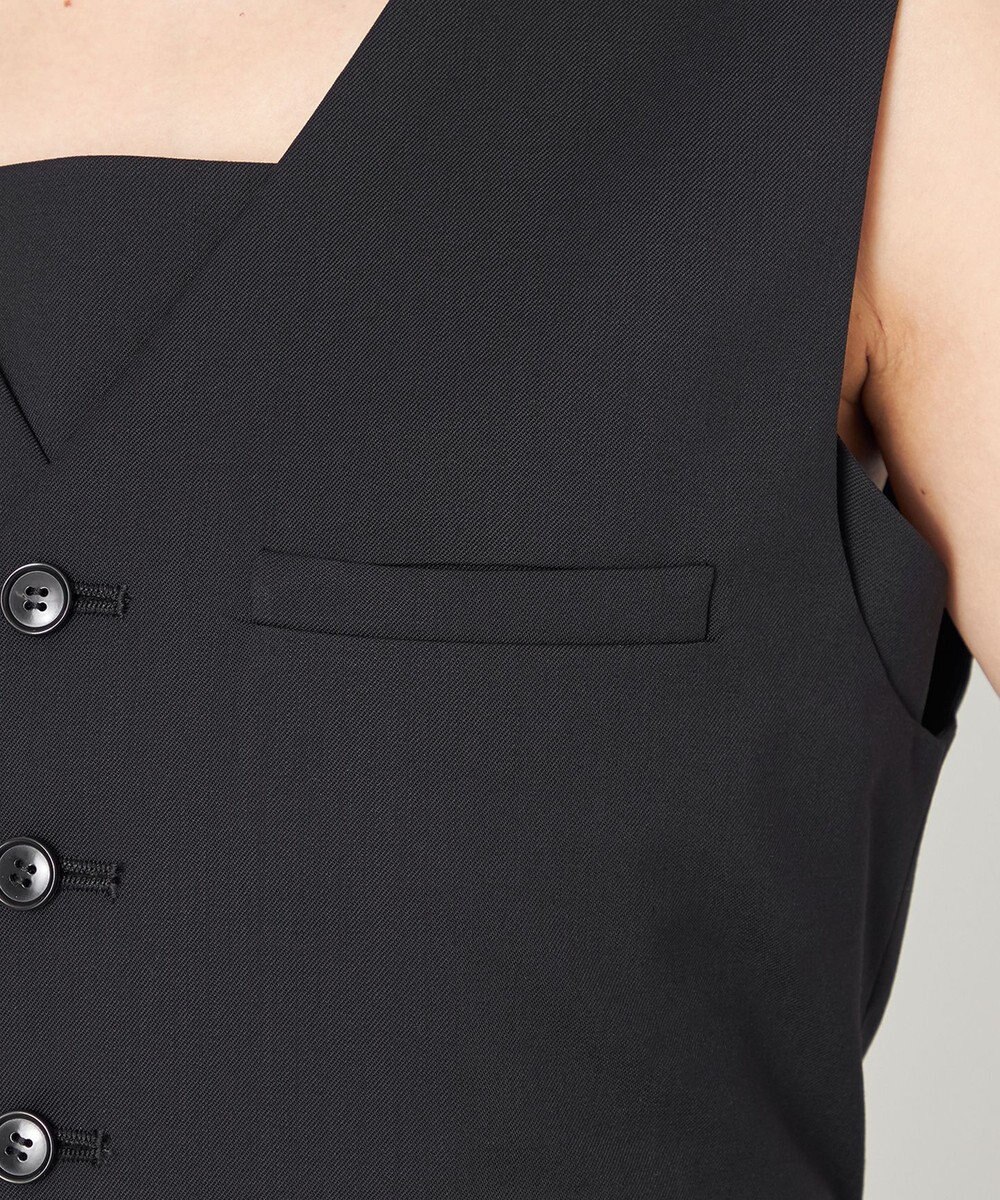 NAVE 【Nave・セットアップ可】ウールポリエステルツイルベスト 