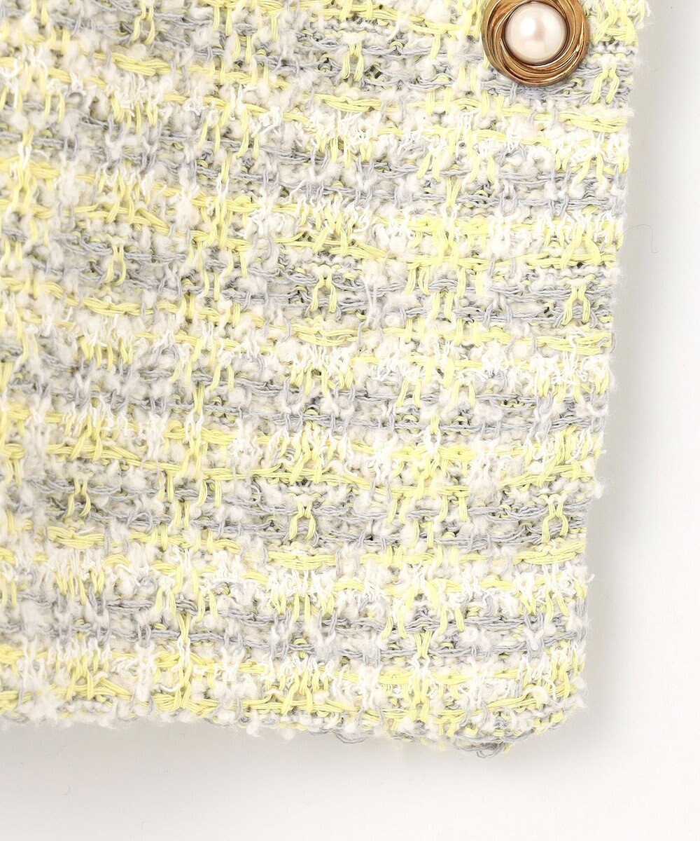 自由区 【Precious 5月号掲載】【カトリエムブーケ】Couleur tweed ツイードジレ 