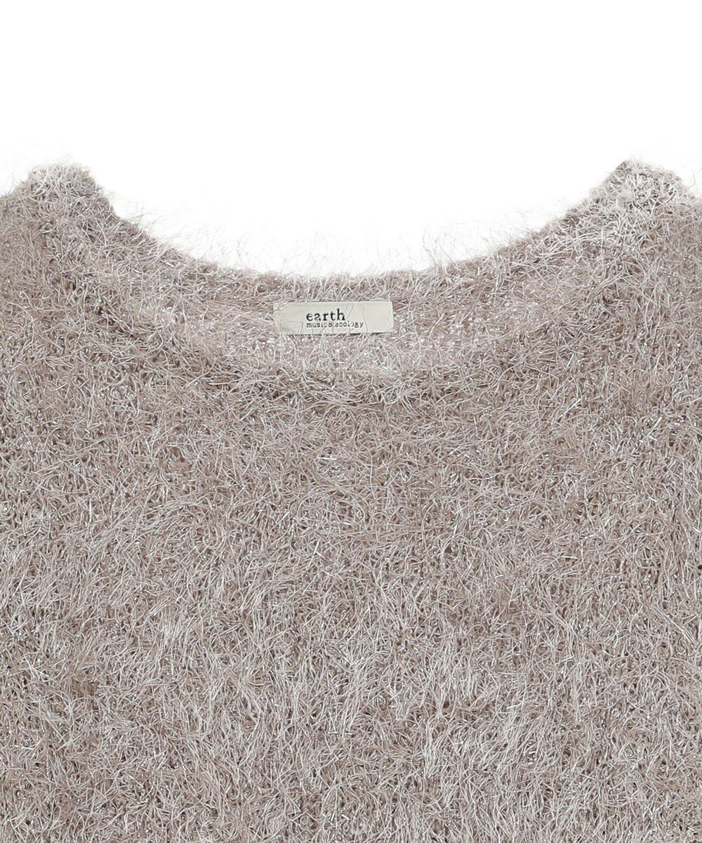 earth music&ecology きらきらフェザーニットプルオーバー 