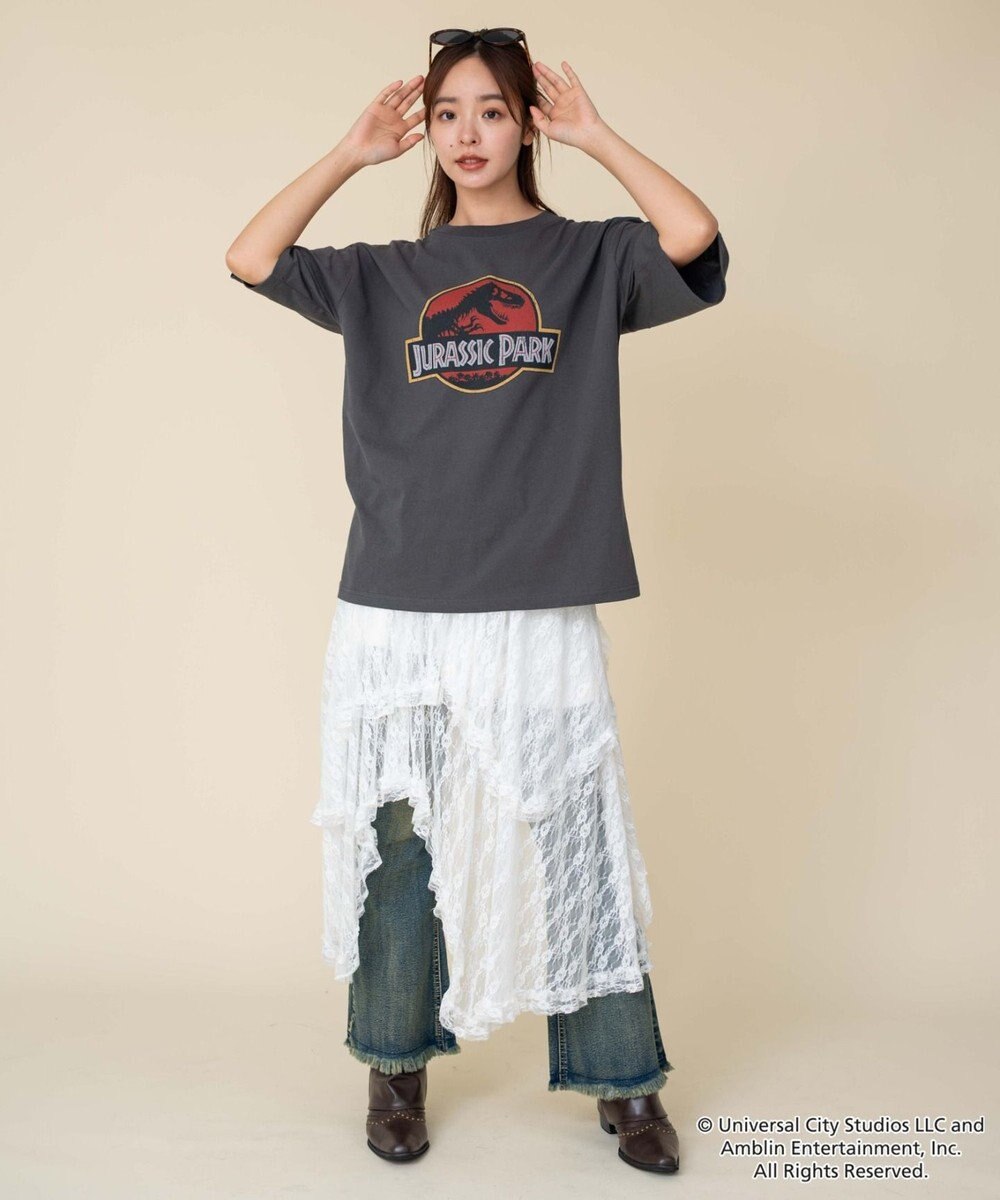 WEGO 【ユニセックス着用ITEM/SMLサイズ展開】JURASSIC　PARKグラフィックT（S） 