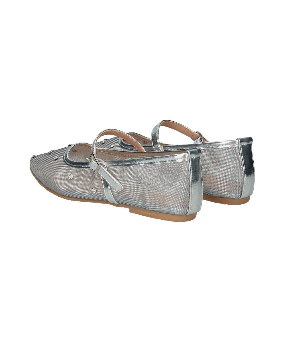 Bridget Birkin 【Bridget Birkin】ドットビジューチュールフラットシューズ 