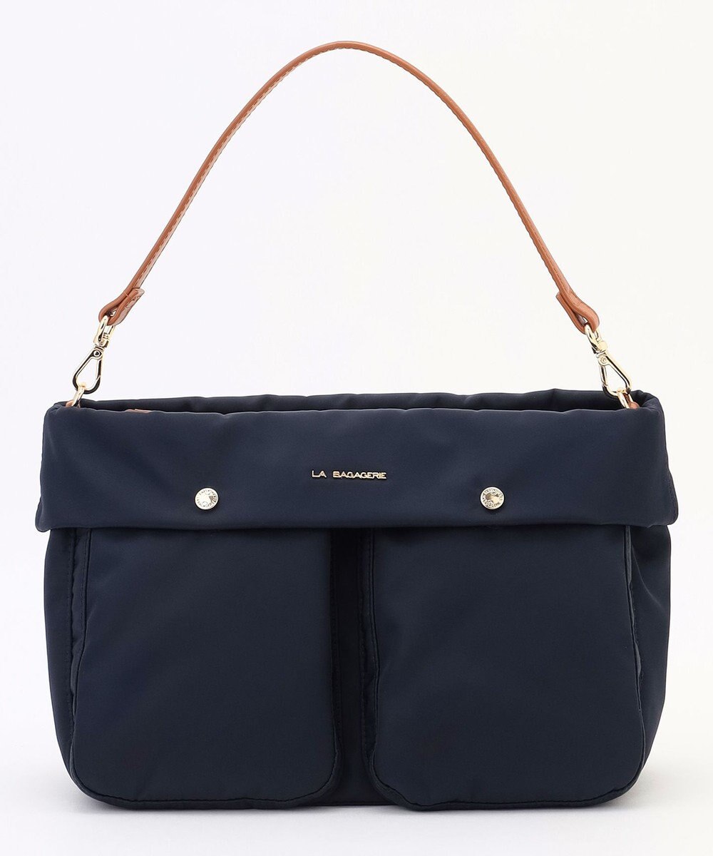 LA BAGAGERIE ダブルフロントポケット2WAYショルダー 