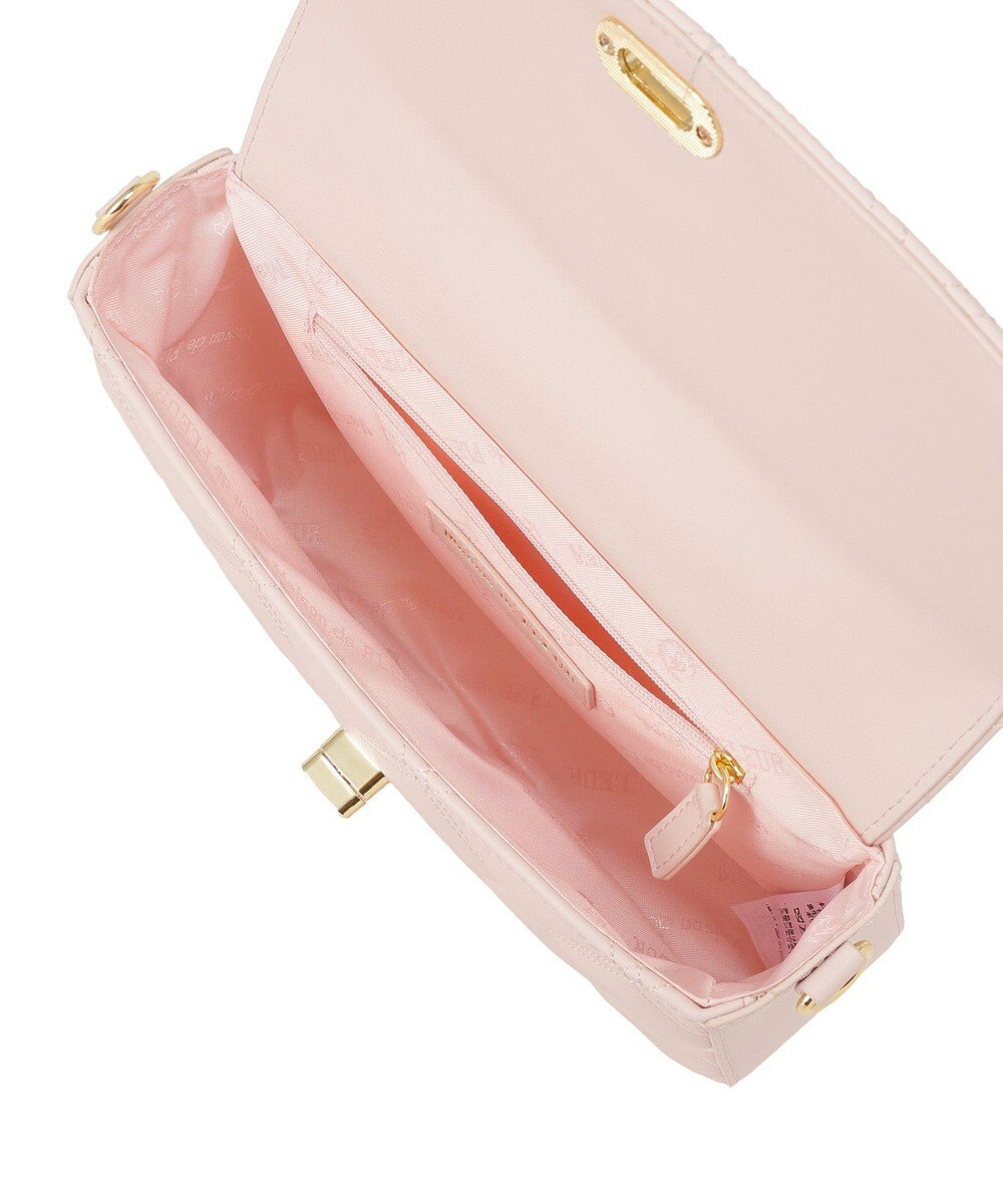 Maison de FLEUR キルティングフラップバッグ 