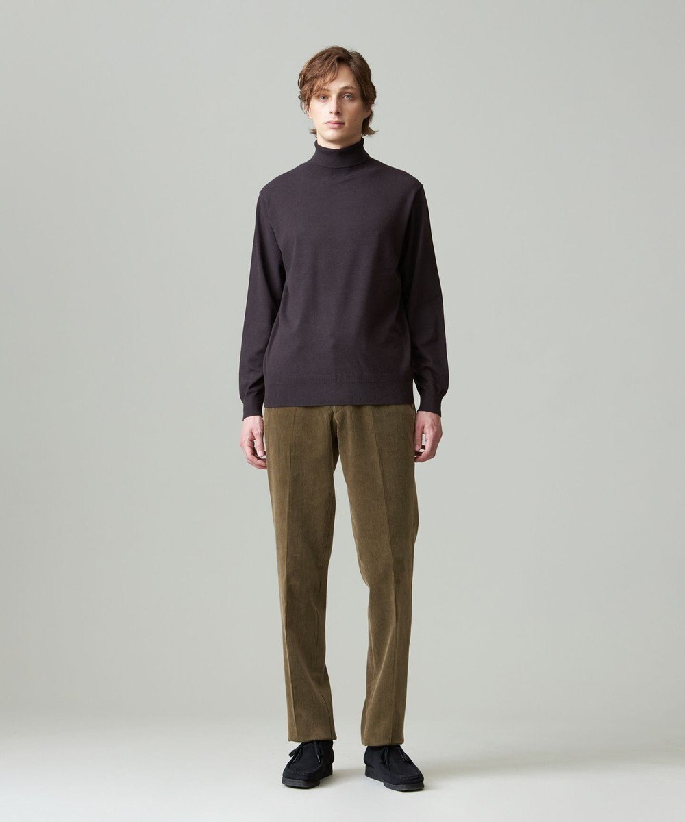 J.PRESS MEN 【ストレッチ性 / イージーケア】【FLEX YARN】タートルネックニット 