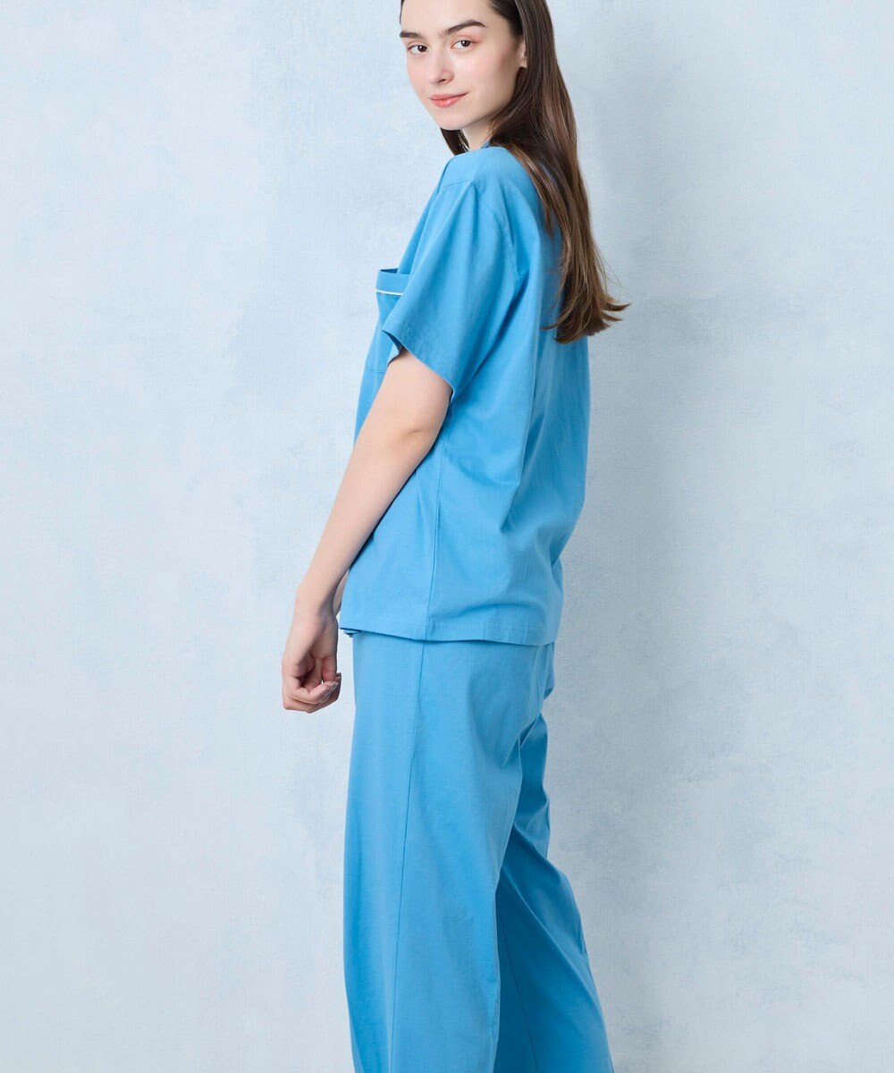 une nana cool 【綿100％】40ハイゲージ天竺半袖パジャマ MADE WITH LIBERTY FABRIC 