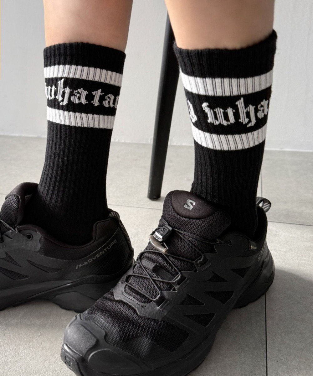 WEGO ロゴデザインソックス（R） 