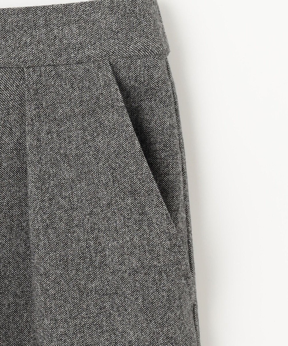 ANY 【洗濯機可能/ウエストゴム】ライトツイード ワイドパンツ 