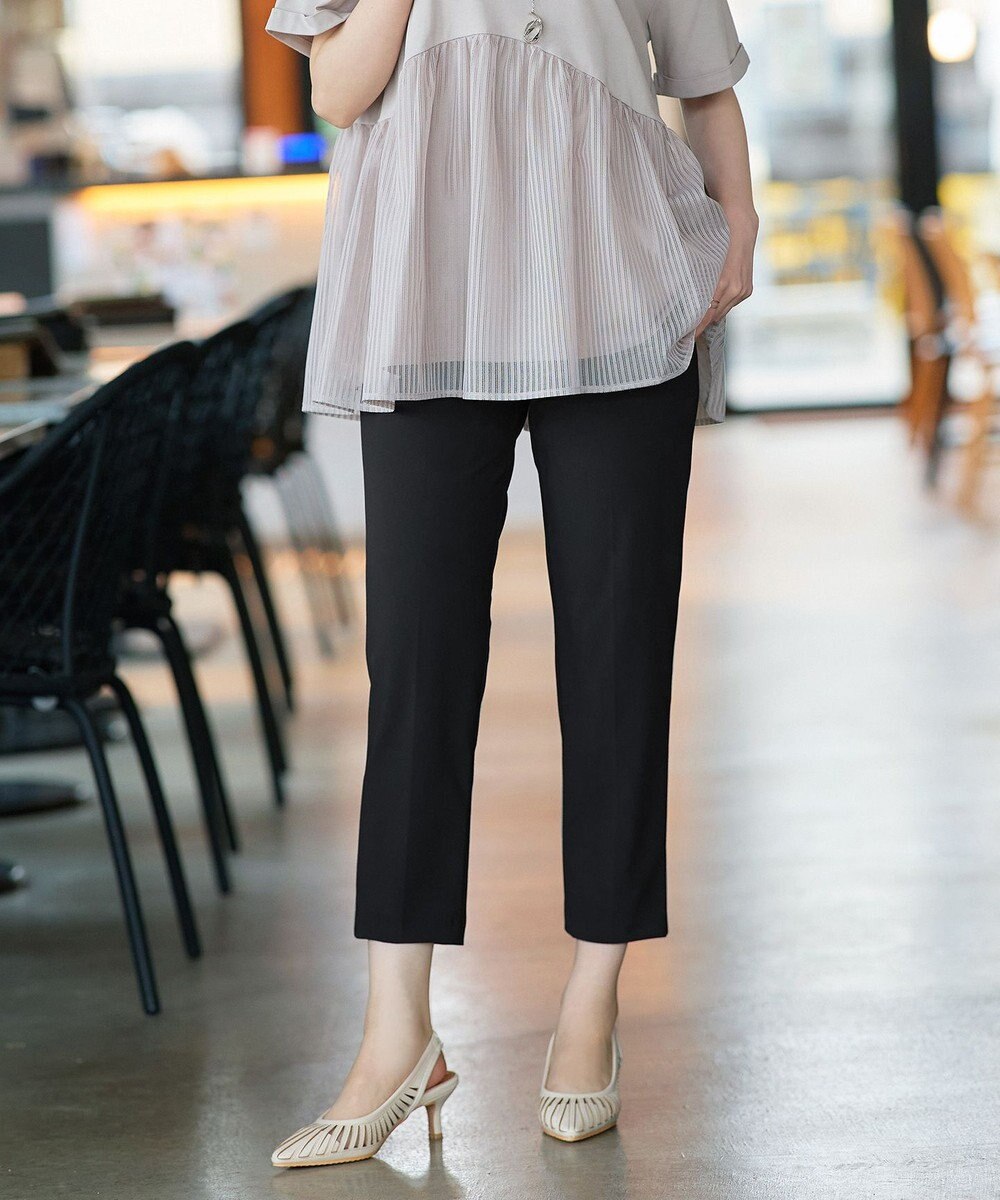 Tiaclasse L 日本製サーラドライ・テーパードパンツ 