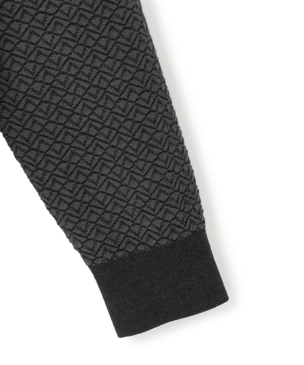 JOSEPH HOMME 【イージーケア】 ヴィスコースリンクス　ジップアップニットフーディー 