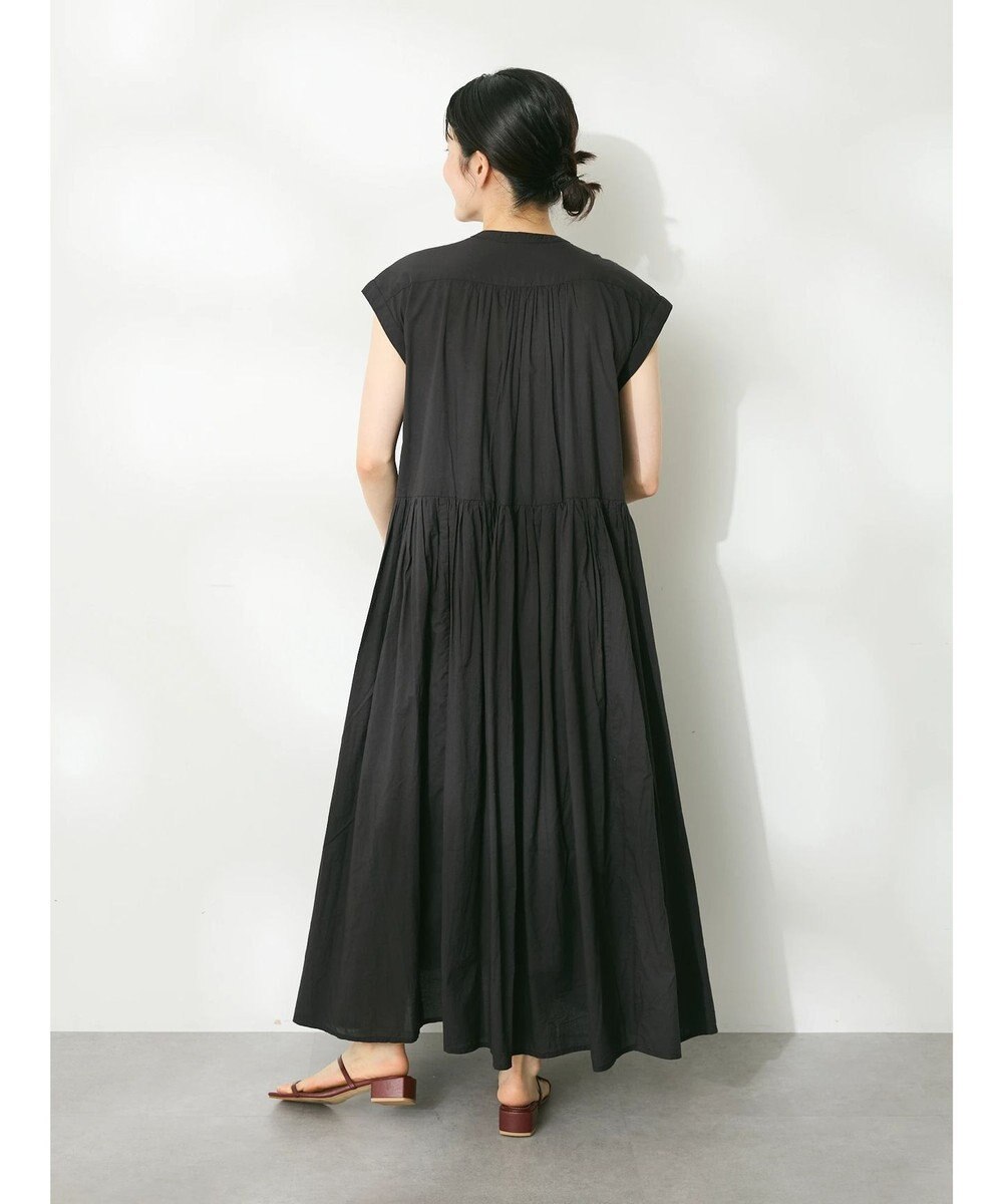 CRAFT STANDARD BOUTIQUE インド綿フレンチスリーブワンピース 