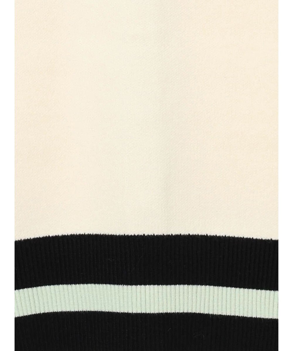 Te chichi バイカラークラシカルカーディガン 