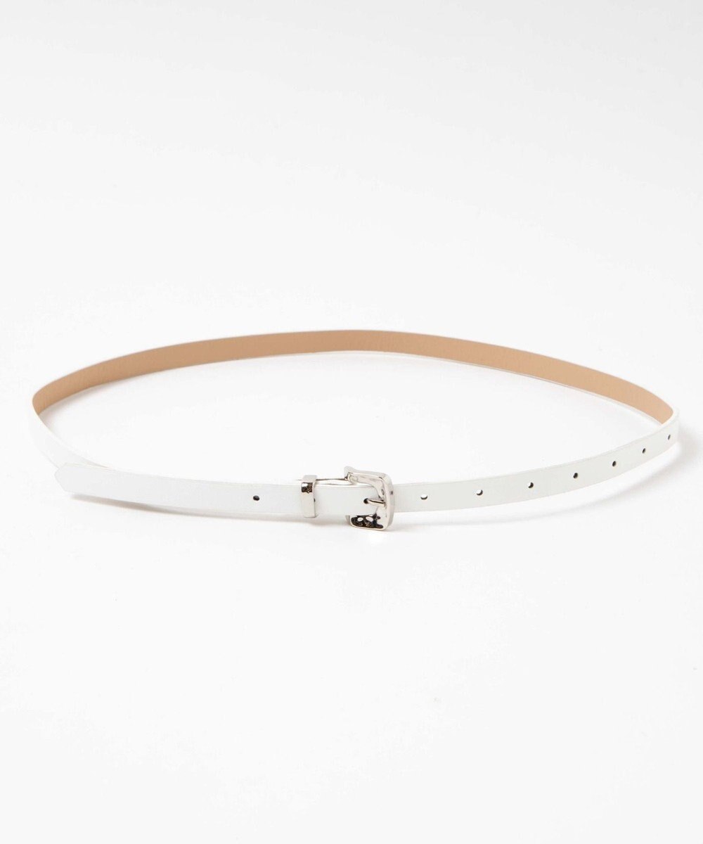 WEGO Lデザインバックル細ベルト 