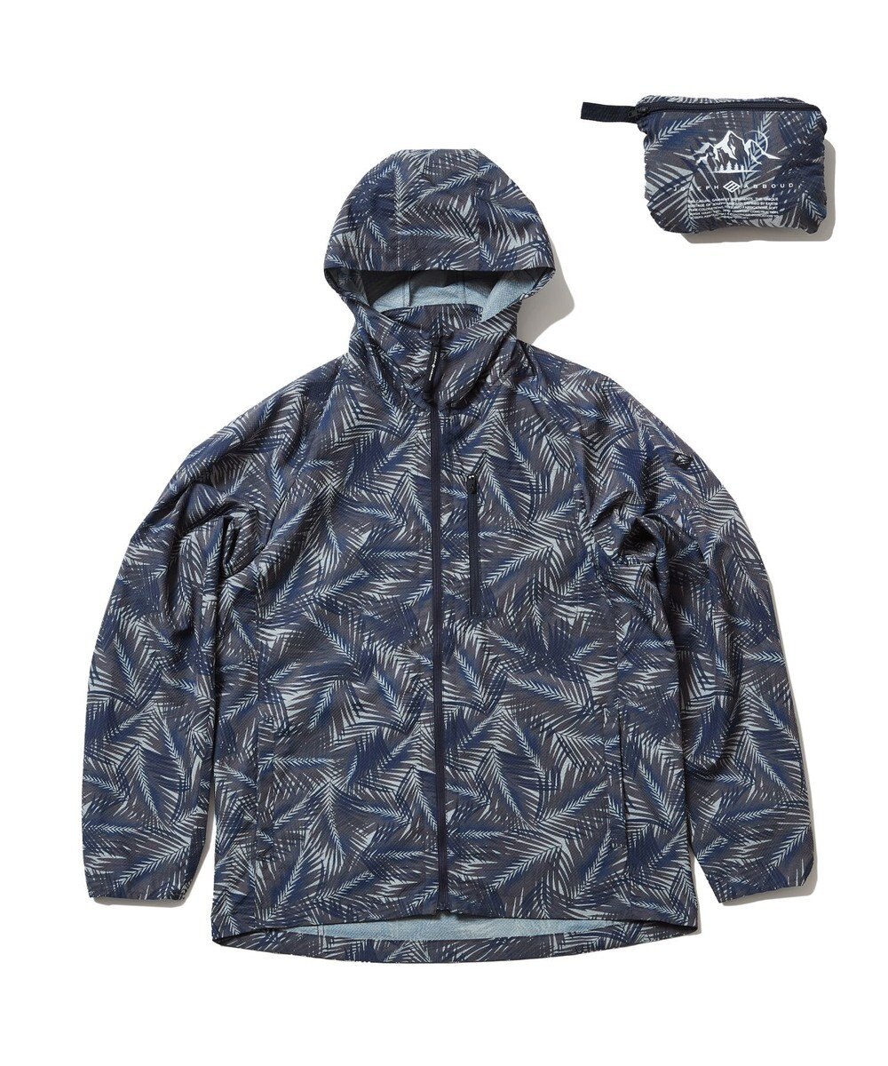 JOSEPH ABBOUD MOUNTAIN 【UNISEX】3Dエンボスリーフ パーカー ライトグレー系6