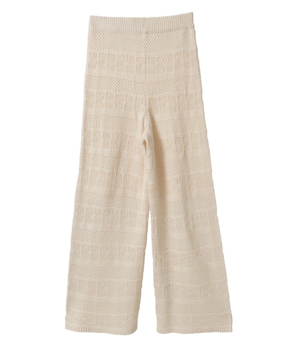 AMERICAN HOLIC レース編みニットパンツ 