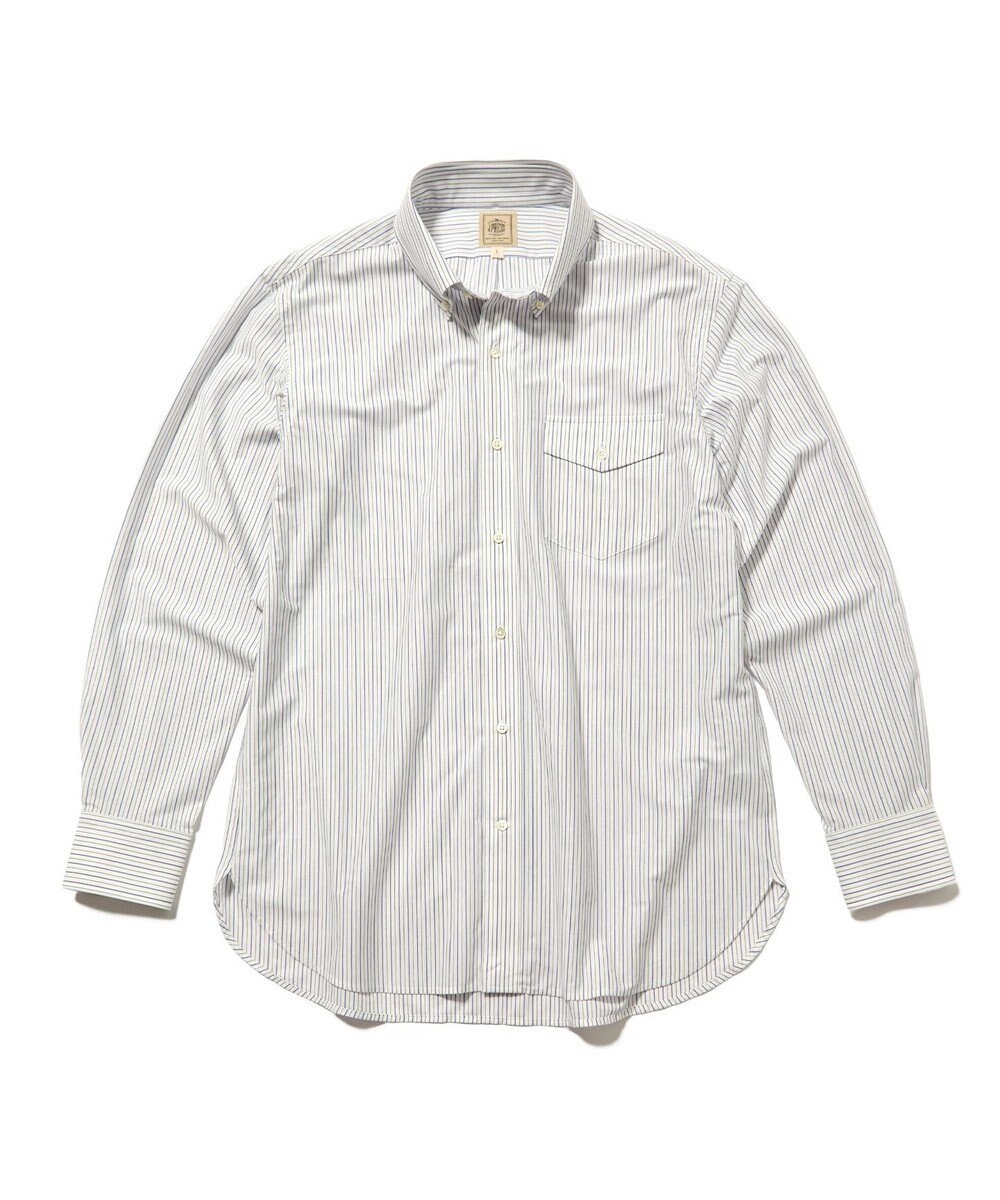 J.PRESS MEN 【KANEMASA JERSEY】ストライプボタンダウン シャツ 
