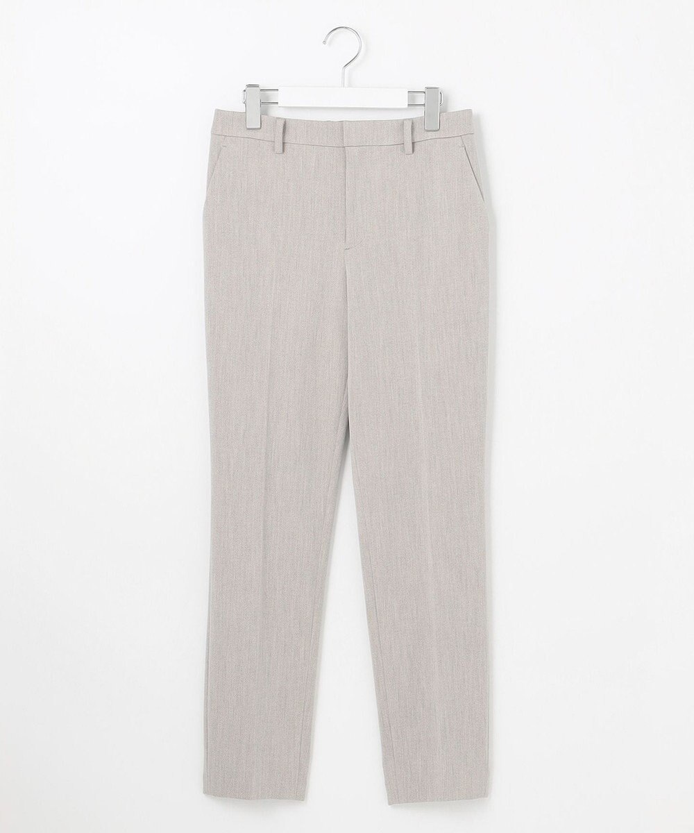 自由区 L 【WEB限定カラーあり/洗える/撥水加工】TRギャバ テーパード パンツ 