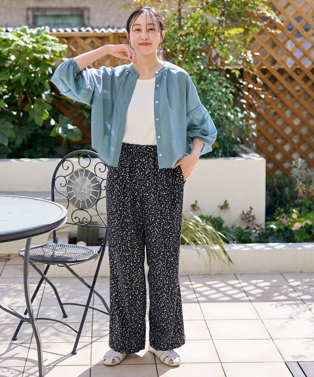 ANY L 【洗濯機可/ウエストゴム】プリントパンツ 