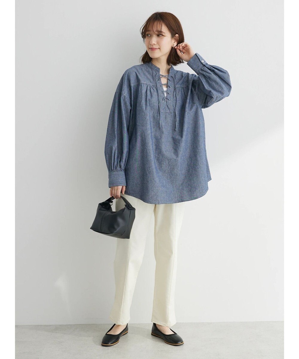 Green Parks ＧＵＭストレッチカラースリムストレートパンツ 