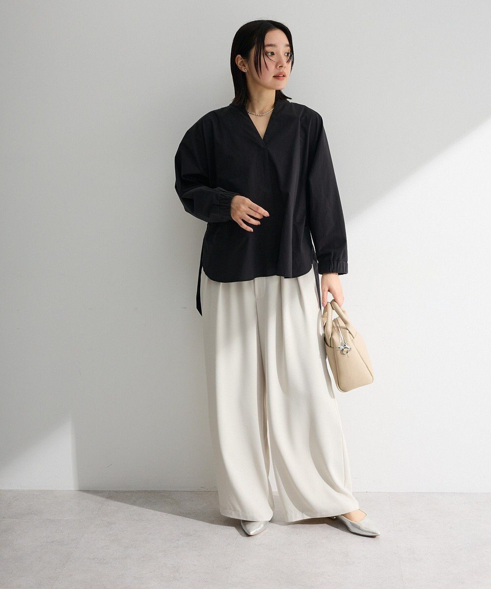 Green Parks スキッパーブラウス 