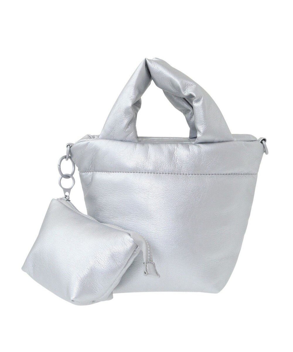 Green Parks ・ｃａｃｈｅ　ｃａｃｈｅポーチ付パフィ２ｗａｙバッ 