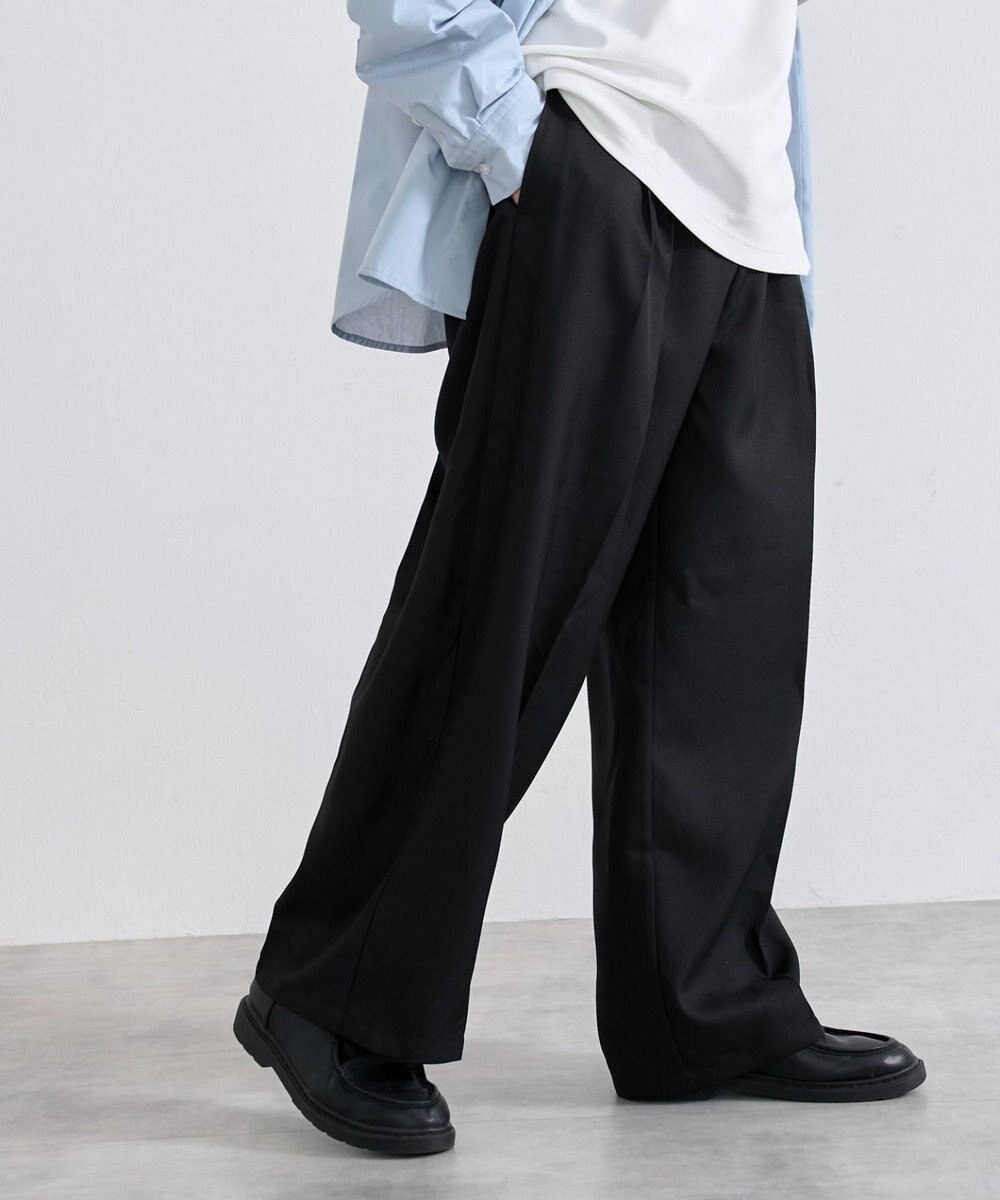 WEGO ワイドストレートスラックス 