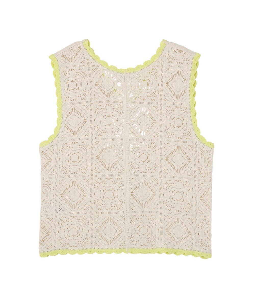 AMERICAN HOLIC クロシェ風ニットベスト 