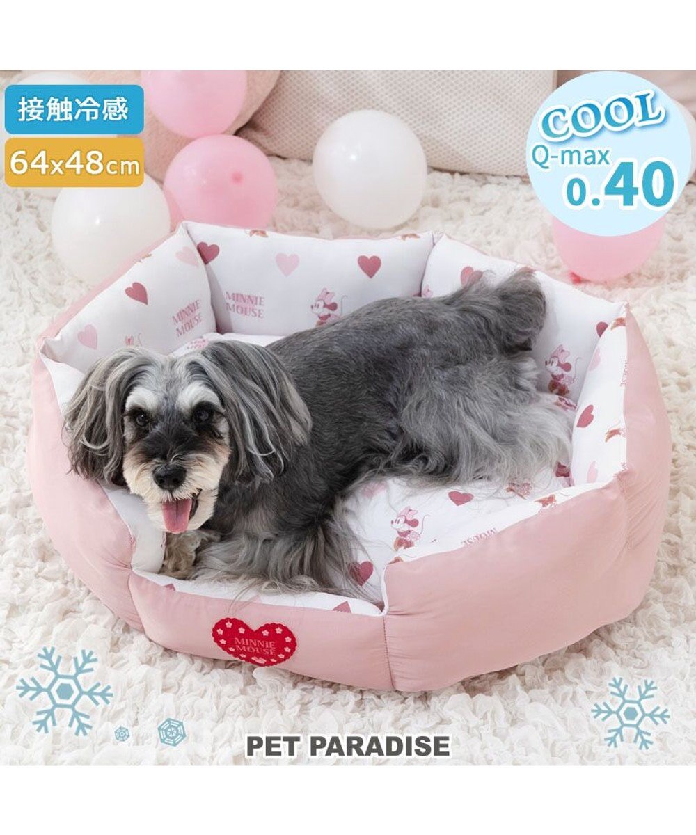 PET PARADISE ディズニー ミニーマウス クールカドラー 《ハート柄》 Ｍ 