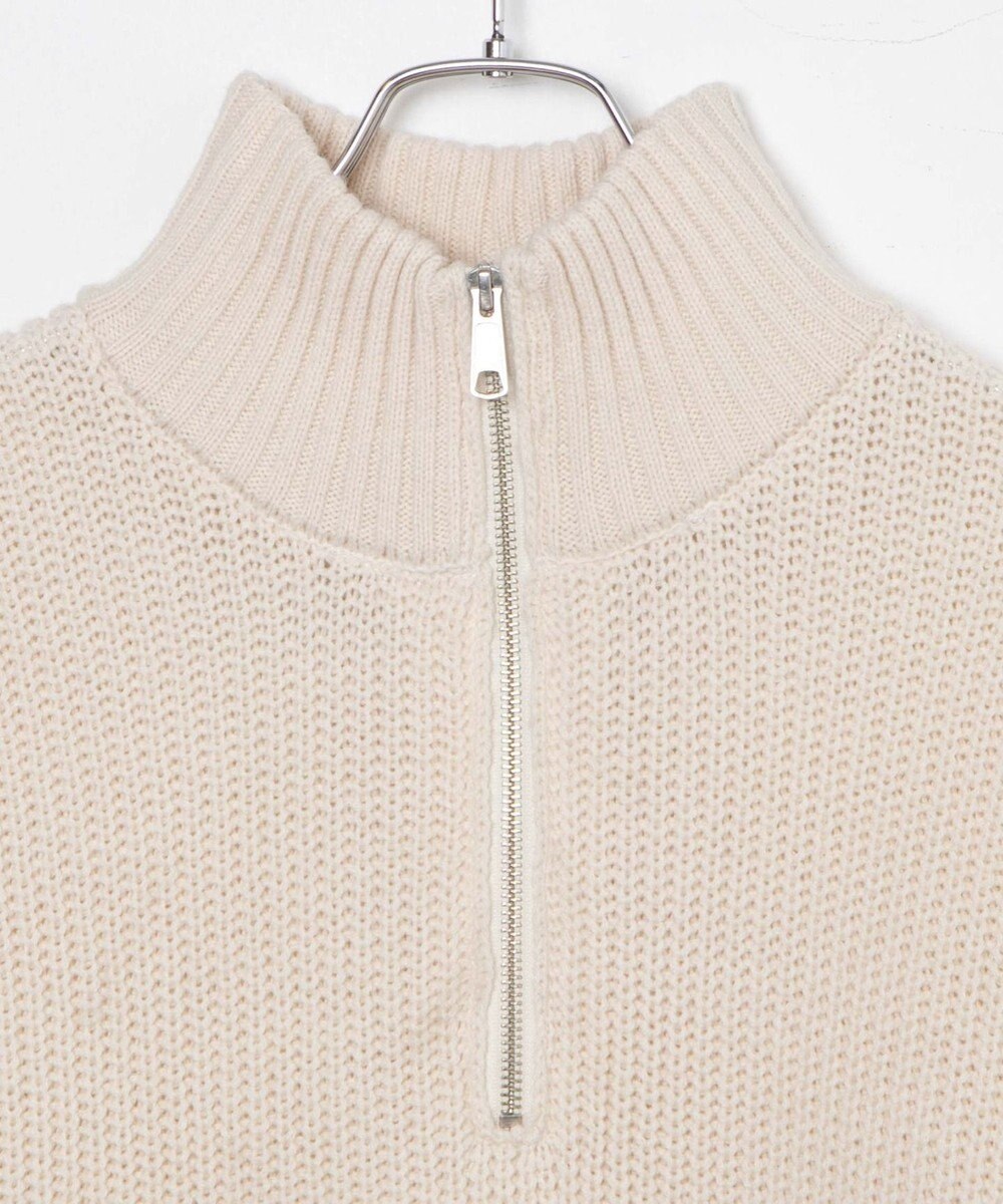 WEGO ルーズフィットハーフZIPプルオーバー 