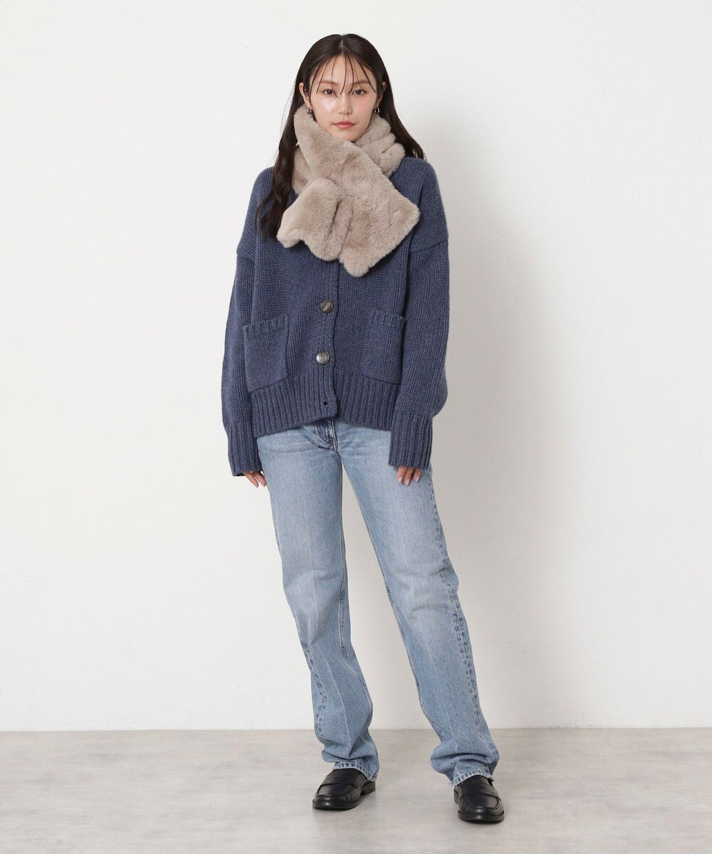 MOONBAT 【FUDGE11月号掲載】PAUL & JOE ACCESSOIRES フェイクファービッグマフラー 