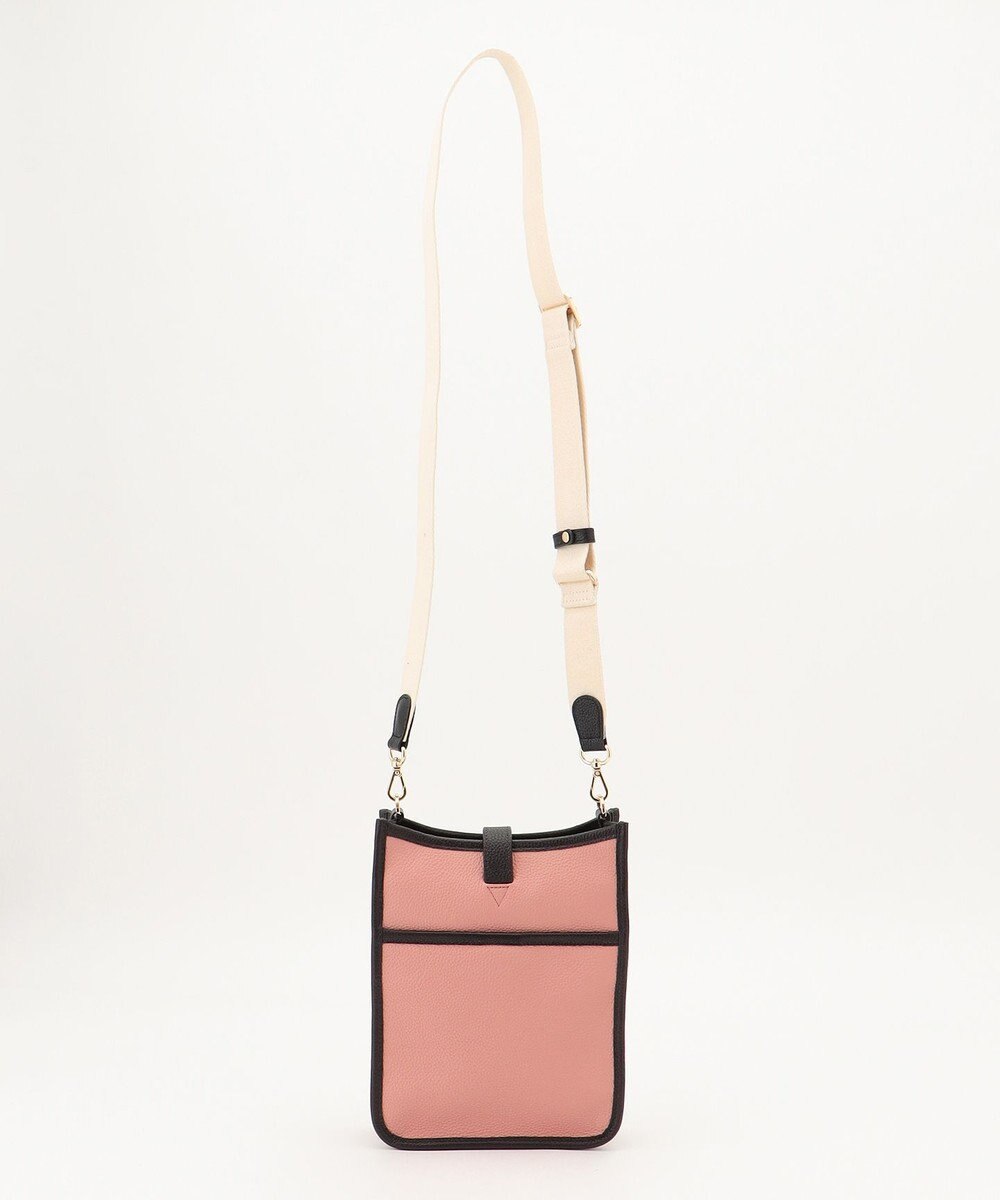 LA BAGAGERIE スクエアレザーミニショルダーバッグ 