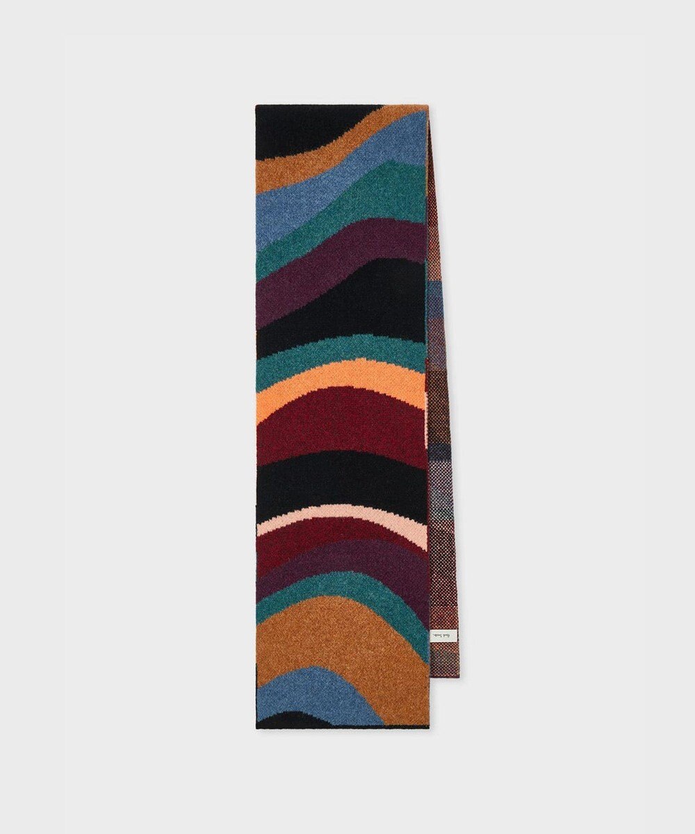 Paul Smith パステル Swirl ジャカード マフラー 