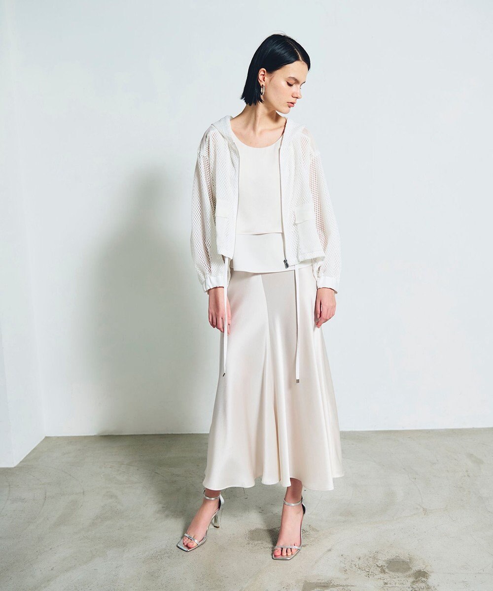 GRACE CONTINENTAL メッシュコンビフーディー 