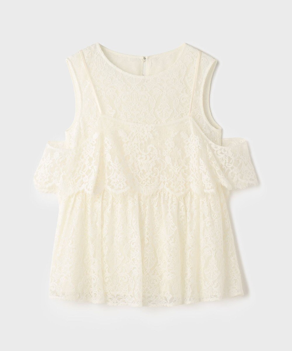 GRACE CONTINENTAL レイヤードレーストップ 