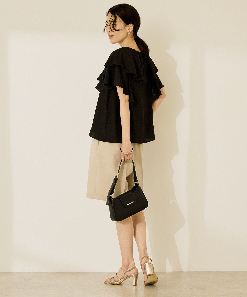 AMERICAN HOLIC イージーケアフリルシャツ 