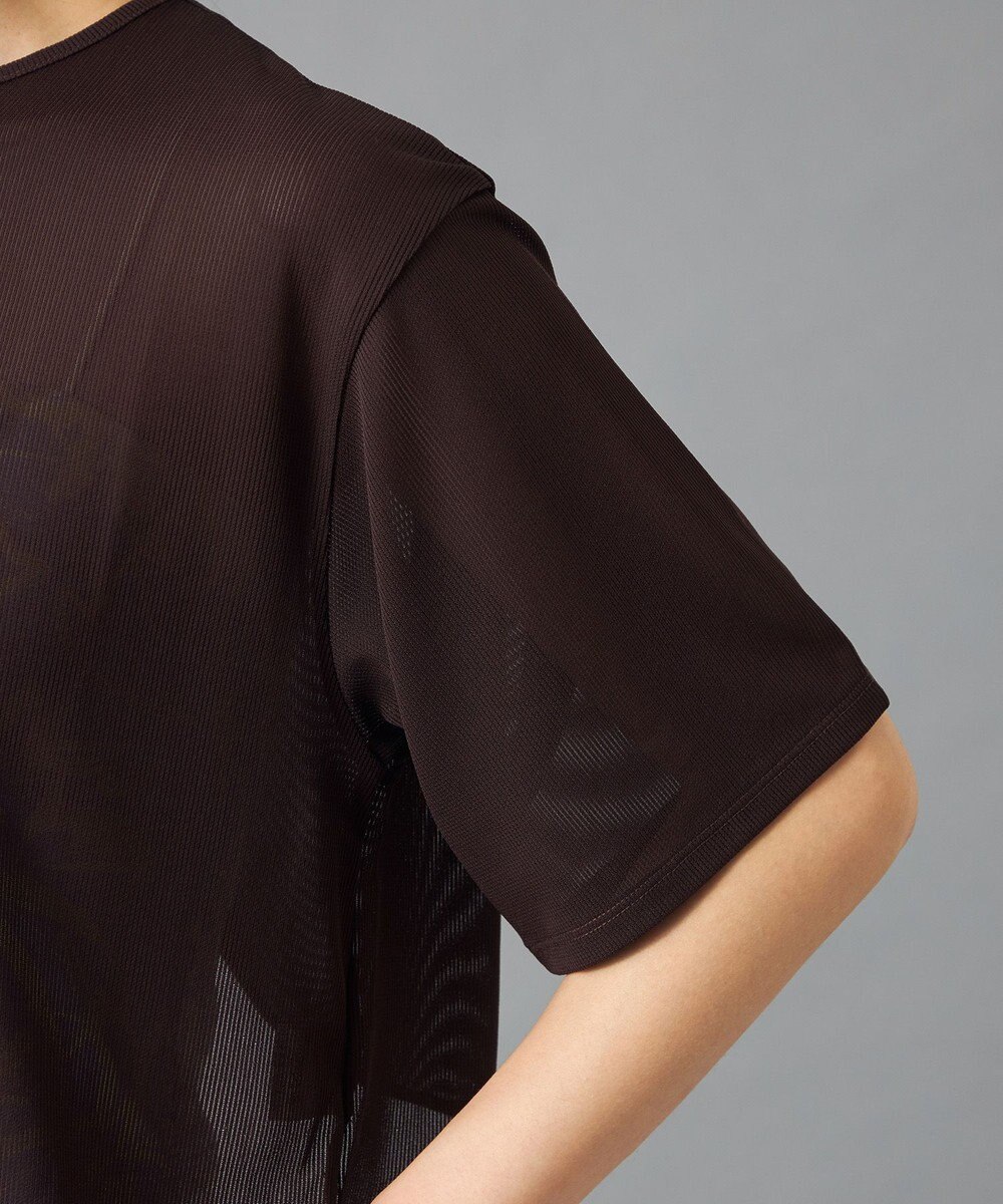 Chacott Chacott BALANCE シアーリブバックシャンTシャツ 