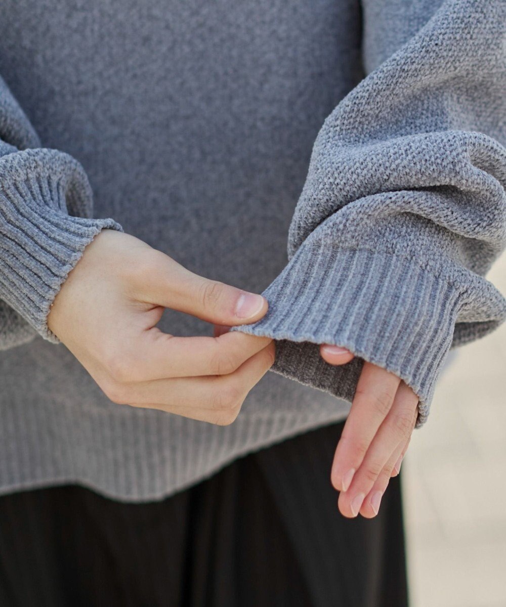 WEGO 【ユニセックス着用ITEM】ベロアモールグラフィックプルオーバー 