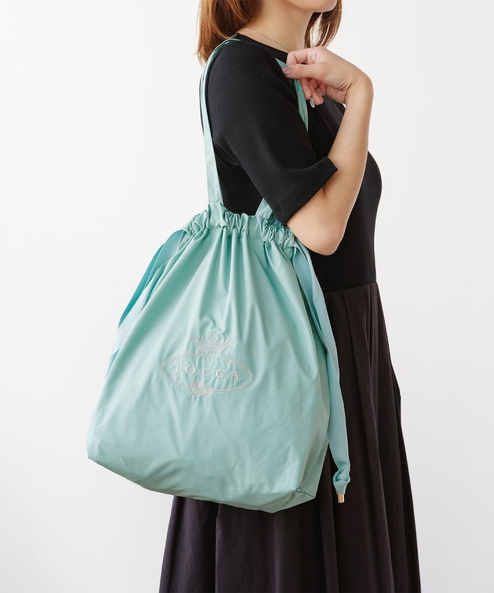 TOCCA 【A4サイズ対応・折りたたみ可】TRAVELING SUBBAG ロゴサブバッグ 